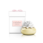 Порцеляновий аромадифузор Chando – Білий Лотос Міні - Теплі тюльпани (White Lotus Mini - Warm tulips), 40 мл + рефіл у подарунок